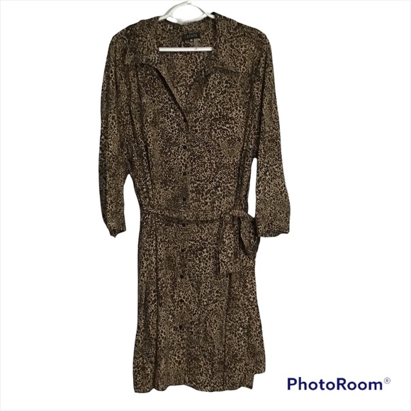 NWT 1. State Animal Print Modern Rebel Shirt Dress size 2X - Picture 1 of 8